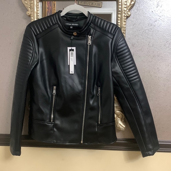 Catherine Malandrino Jackets & Blazers - 3 for $30 NWT pristine Catherine Malandrino black leather jacket Women’s size S